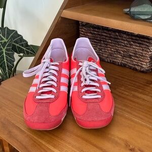 adidas SL72 Red and Lavender Athletic Shoes